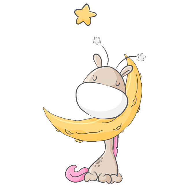 Muñeco con media luna